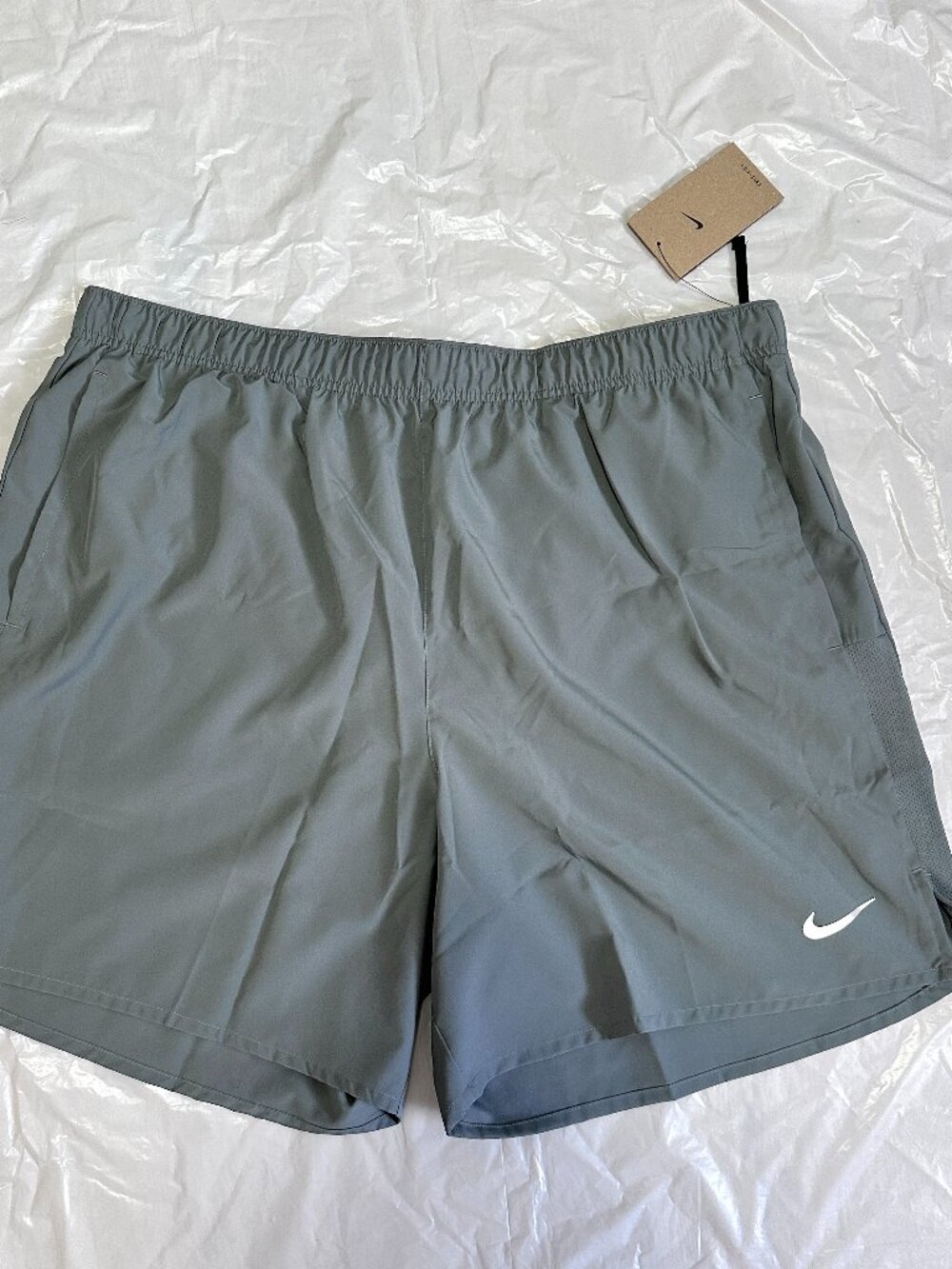Nike Dri-FIT Shorts Mens Gray Lined Running Training Athletic DV9359-084 Sz 2XL